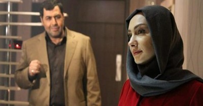 فرهاد اصلانی و هانیه توسلی در نمایی از فیلم 